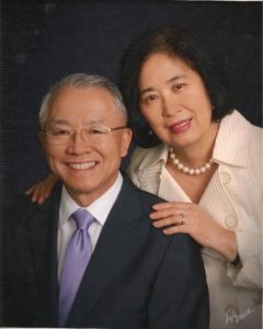 Sung-Ho Lee with his wife Jung Lee